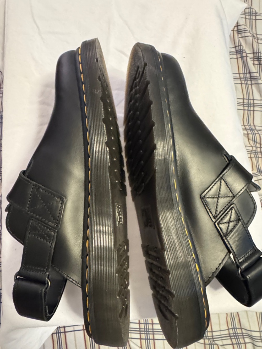 Dr. Martens Jorge II Men’s 12 Black Leather Slip-On Clog NWOT - Picture 5 of 7